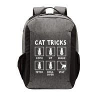 Cat Owner Funny Cat Tricks For Feline Kitten Lover Vector Backpack