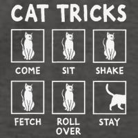 Cat Owner Funny Cat Tricks For Feline Kitten Lover Vector Backpack