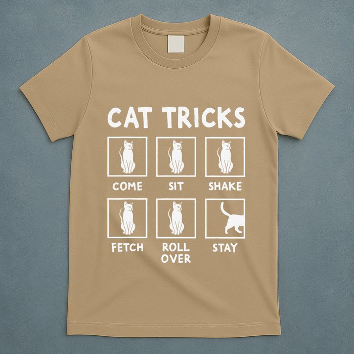 Cat Owner Funny Cat Tricks For Feline Kitten Lover T-Shirt