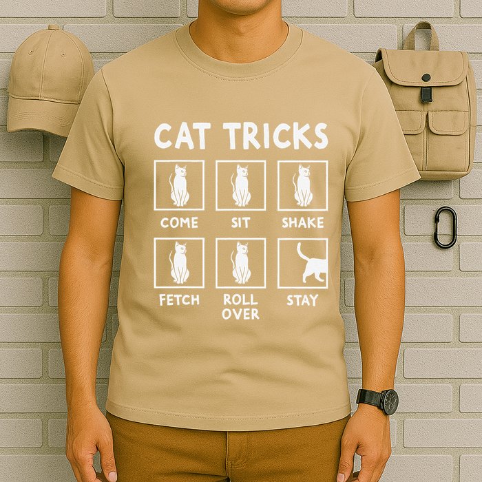 Cat Owner Funny Cat Tricks For Feline Kitten Lover T-Shirt