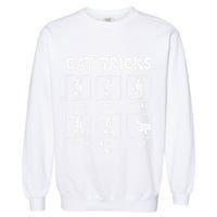 Cat Owner Funny Cat Tricks For Feline Kitten Lover Garment-Dyed Sweatshirt