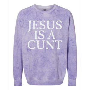 Cradle Of Filth Jesus Is A Cunt Colorblast Crewneck Sweatshirt