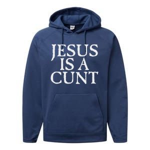 Cradle Of Filth Jesus Is A Cunt Performance Fleece Hoodie