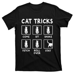 Cat Owner Funny Cat Tricks For Feline Kitten Lover T-Shirt