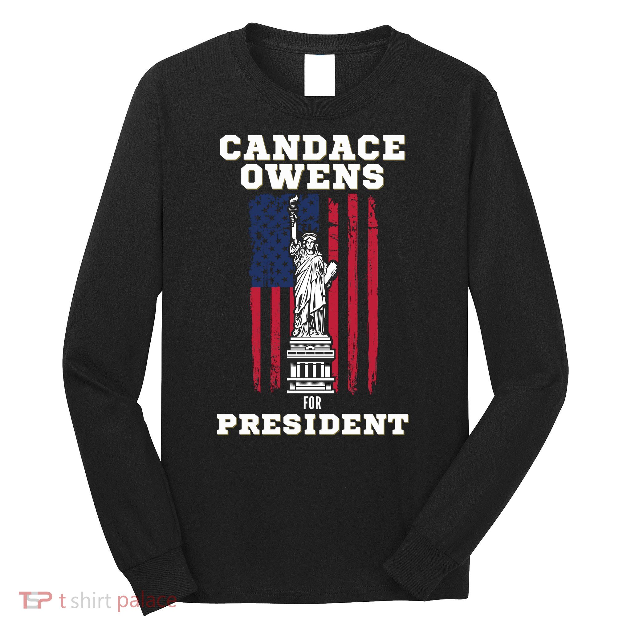 Candace Owens for President 2028 Long Sleeve Shirt