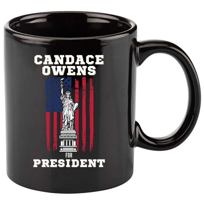 Candace Owens for President 2028 11oz C Handle Ceramic Mug