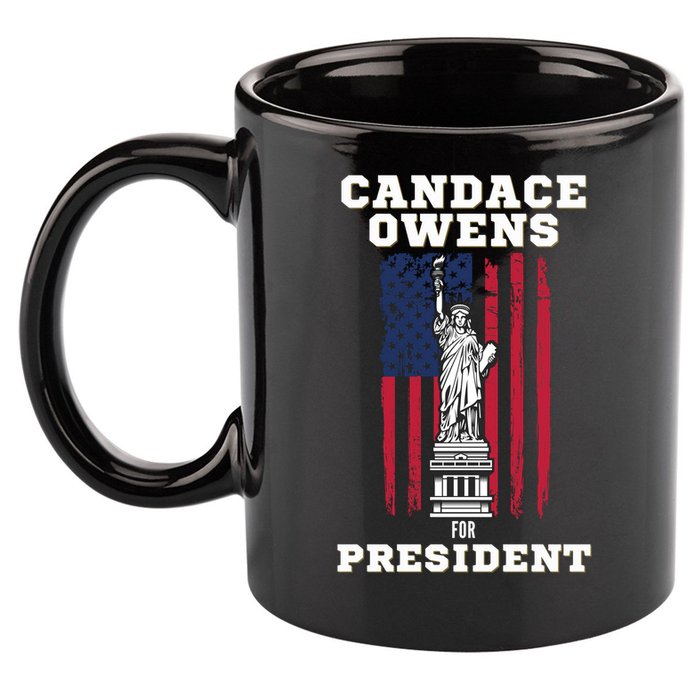 Candace Owens for President 2028 11oz C Handle Ceramic Mug