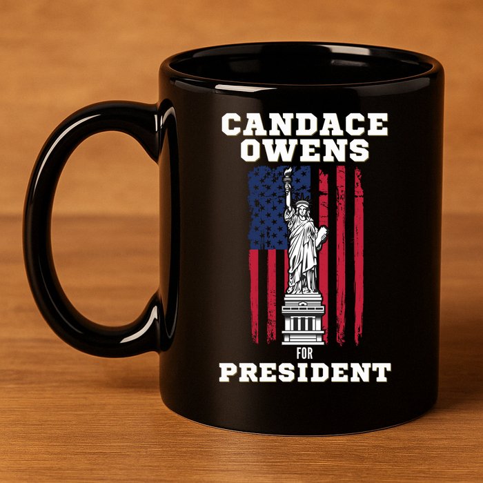Candace Owens for President 2028 11oz C Handle Ceramic Mug
