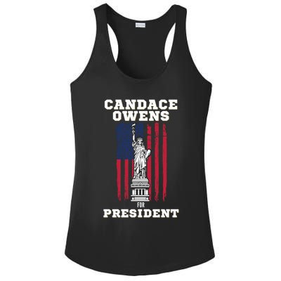 Candace Owens for President 2028 Ladies PosiCharge Competitor Racerback Tank