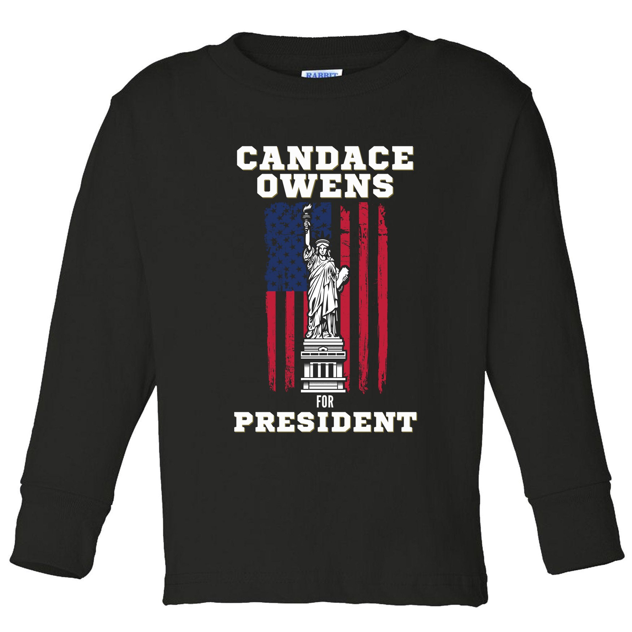 Candace Owens for President 2028 Toddler Long Sleeve Shirt