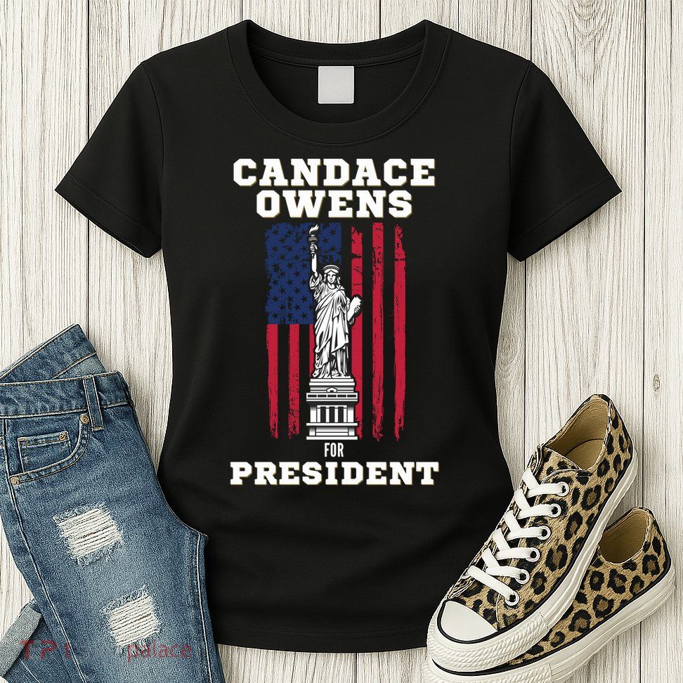 Candace Owens for President 2028 Womens T-Shirt
