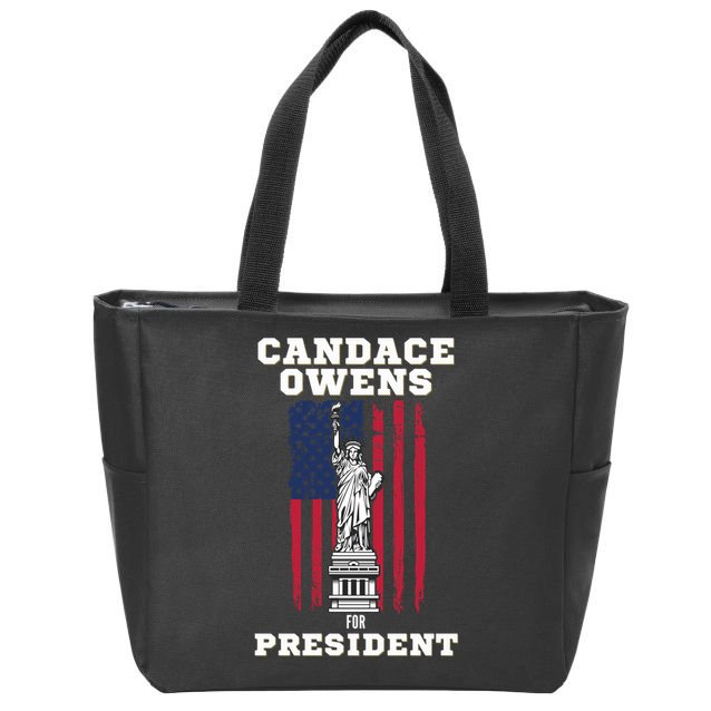Candace Owens for President 2028 Zip Tote Bag