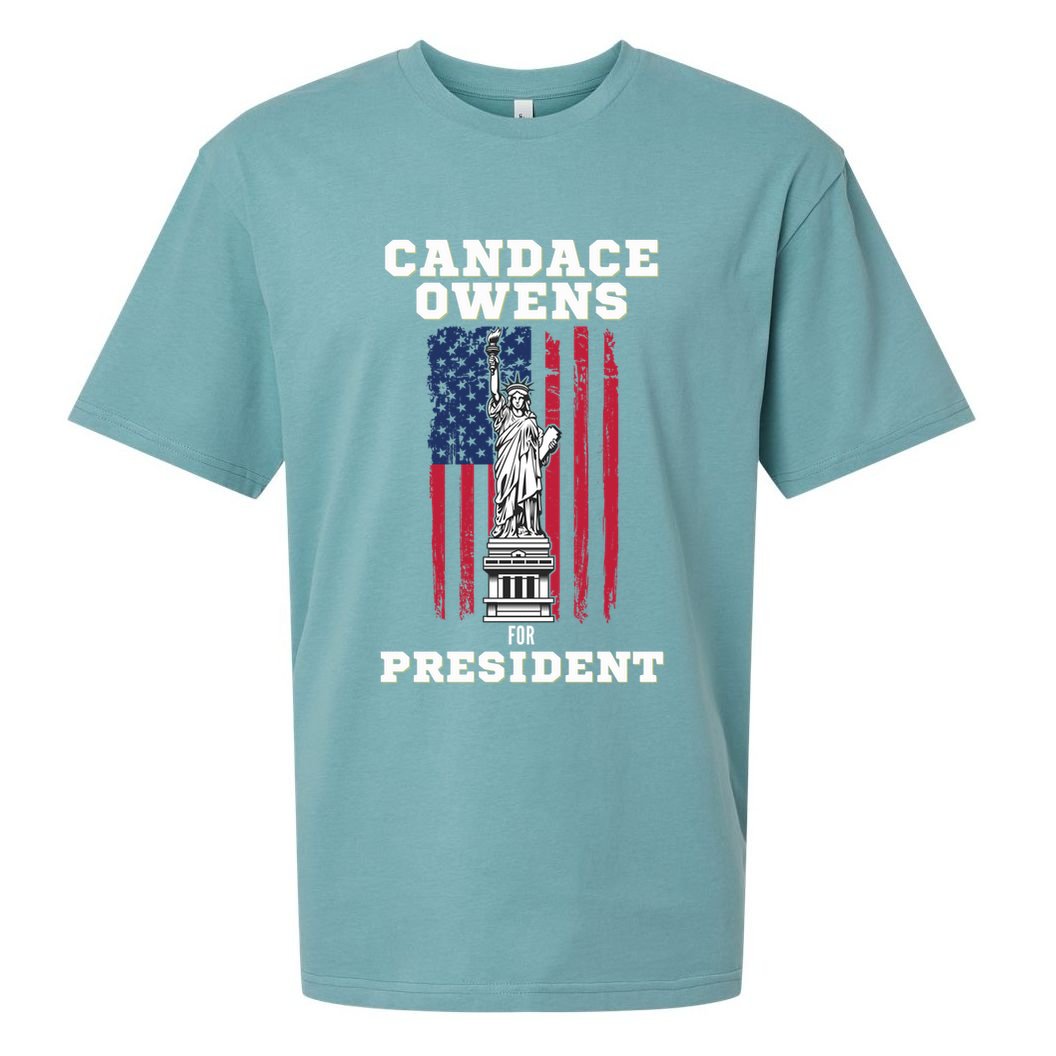 Candace Owens for President 2028 Sueded Cloud Jersey T-Shirt