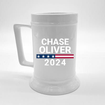 Chase Oliver For President Chase Oliver 2024 Beer Stein