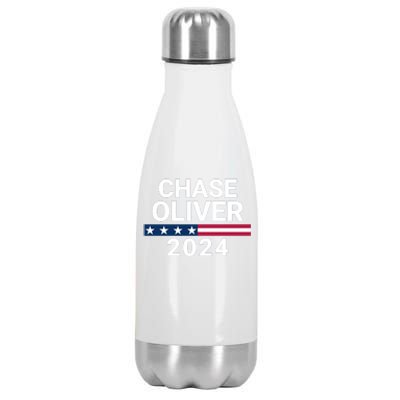 Chase Oliver For President Chase Oliver 2024 Stainless Steel Insulated Water Bottle