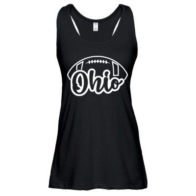 Cool Ohio Football Ladies Essential Flowy Tank