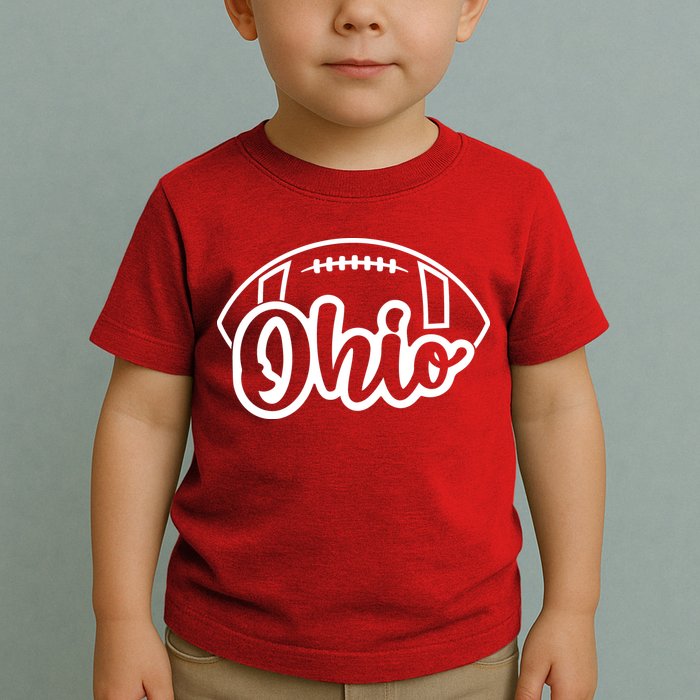 Cool Ohio Football Toddler T-Shirt