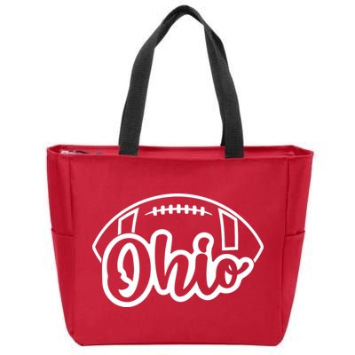 Cool Ohio Football Zip Tote Bag