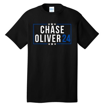 Chase Oliver For President Chase Oliver 2024 Libertarian Vote For Chase Oliver Tall T-Shirt