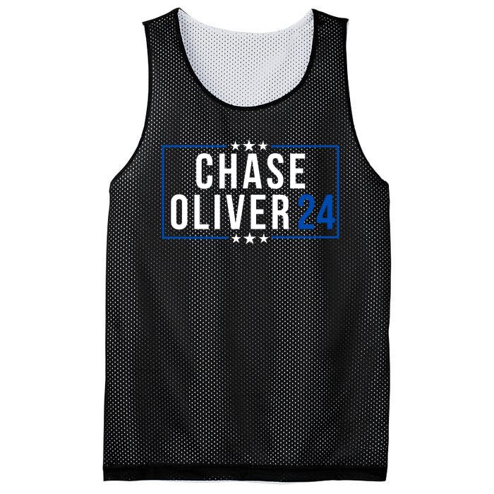 Chase Oliver For President Chase Oliver 2024 Libertarian Vote For Chase Oliver Mesh Reversible Basketball Jersey Tank