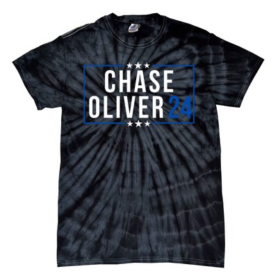 Chase Oliver For President Chase Oliver 2024 Libertarian Vote For Chase Oliver Tie-Dye T-Shirt