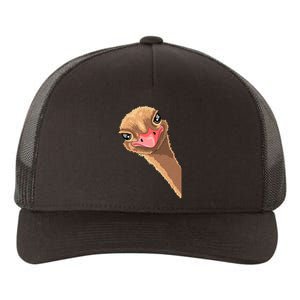 cutes Ostrich face ostrich costume Yupoong Adult 5-Panel Trucker Hat