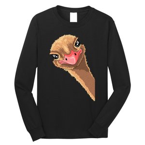 cutes Ostrich face ostrich costume Long Sleeve Shirt