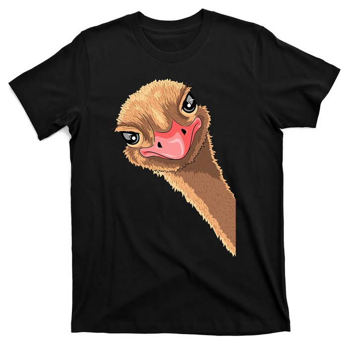 cutes Ostrich face ostrich costume T-Shirt