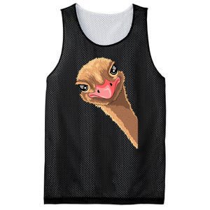 cutes Ostrich face ostrich costume Mesh Reversible Basketball Jersey Tank