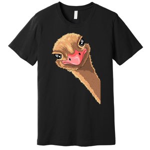 cutes Ostrich face ostrich costume Premium T-Shirt