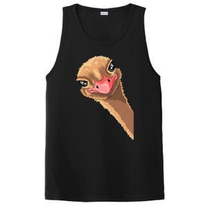 cutes Ostrich face ostrich costume PosiCharge Competitor Tank