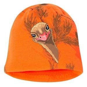 cutes Ostrich face ostrich costume Kati - Camo Knit Beanie