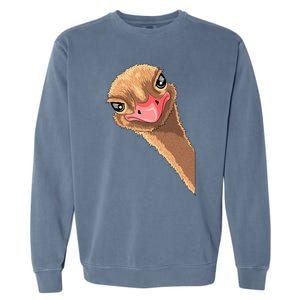 cutes Ostrich face ostrich costume Garment-Dyed Sweatshirt