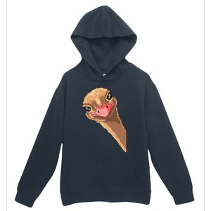 cutes Ostrich face ostrich costume Urban Pullover Hoodie