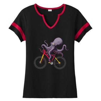 Cute Octopus For Men Women Kids Sea Creature Octopus Lover Ladies Halftime Notch Neck Tee