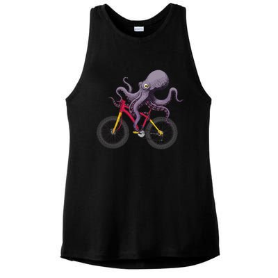 Cute Octopus For Men Women Kids Sea Creature Octopus Lover Ladies PosiCharge Tri-Blend Wicking Tank