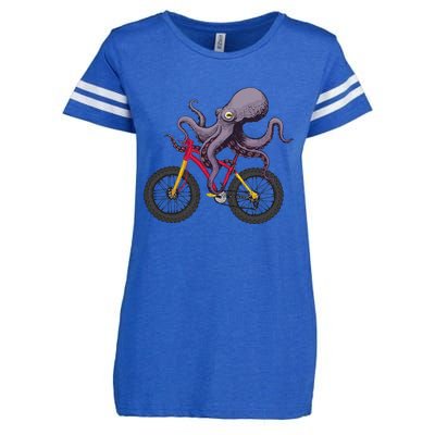 Cute Octopus For Men Women Kids Sea Creature Octopus Lover Enza Ladies Jersey Football T-Shirt