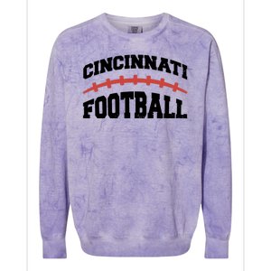 Cincinnati Ohio Football Colorblast Crewneck Sweatshirt