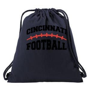 Cincinnati Ohio Football Drawstring Bag