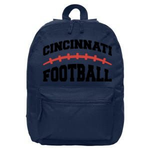 Cincinnati Ohio Football 16 in Basic Backpack