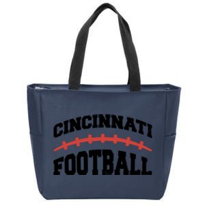 Cincinnati Ohio Football Zip Tote Bag