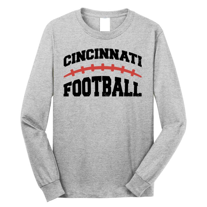 Cincinnati Ohio Football Long Sleeve Shirt