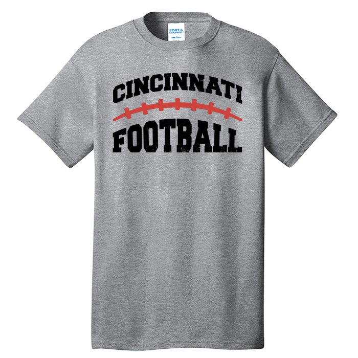 Cincinnati Ohio Football Tall T-Shirt