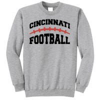 Cincinnati Ohio Football Tall Sweatshirt