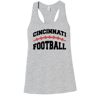 Cincinnati Ohio Football Women's Racerback Tank