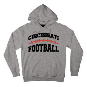 Cincinnati Ohio Football Tall Hoodie