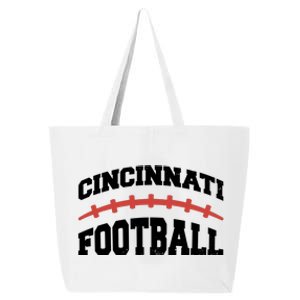 Cincinnati Ohio Football 25L Jumbo Tote