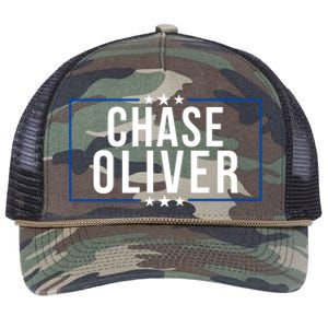 Chase Oliver For President Libertarian Chase Oliver 2024 Vote For Chase Oliver Retro Rope Trucker Hat Cap