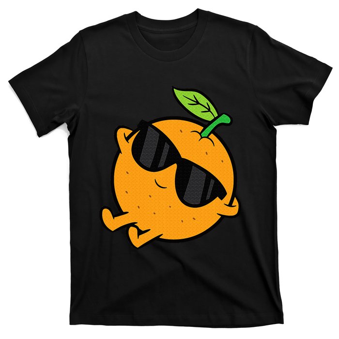 Cute Orange Fruit Relaxing Lazy Orange T-Shirt