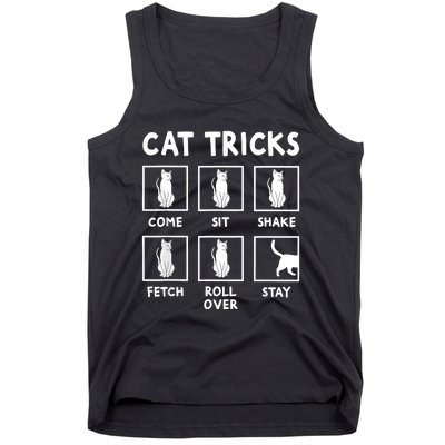 Cat Owner Funny Cat Tricks For Feline Kitten Lover Tank Top